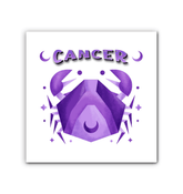 Cancer Wrapped Canvas 12x12 | Zodiac Series 2 - Beyond T-shirts